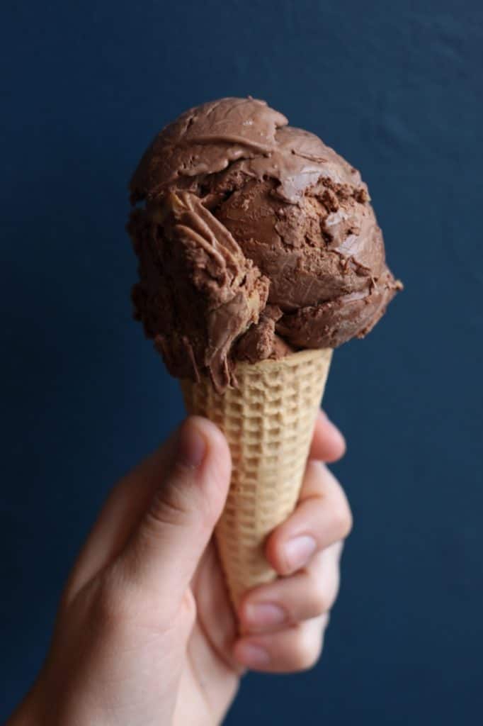 ice cream cone from Rockwell Creamery