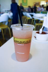 Lemonade at Lemonade in California. Yum!