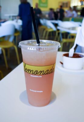 Lemonade at Lemonade in California. Yum!