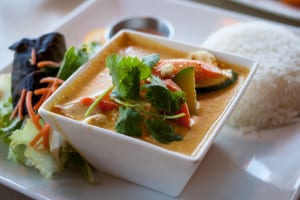Panang curry at Thai Sapa near Zion National Park
