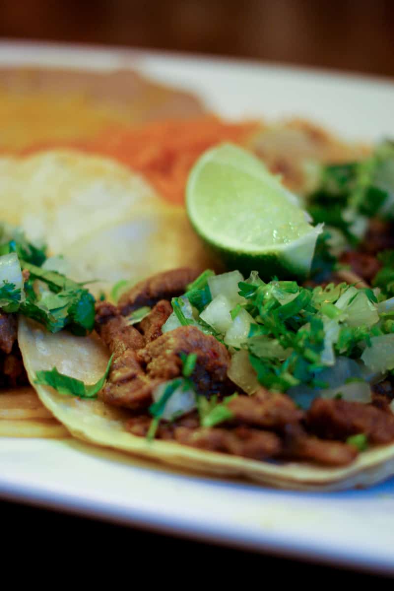 Street tacos at Brody's Mexican Restaurant in Cedar City, Utah