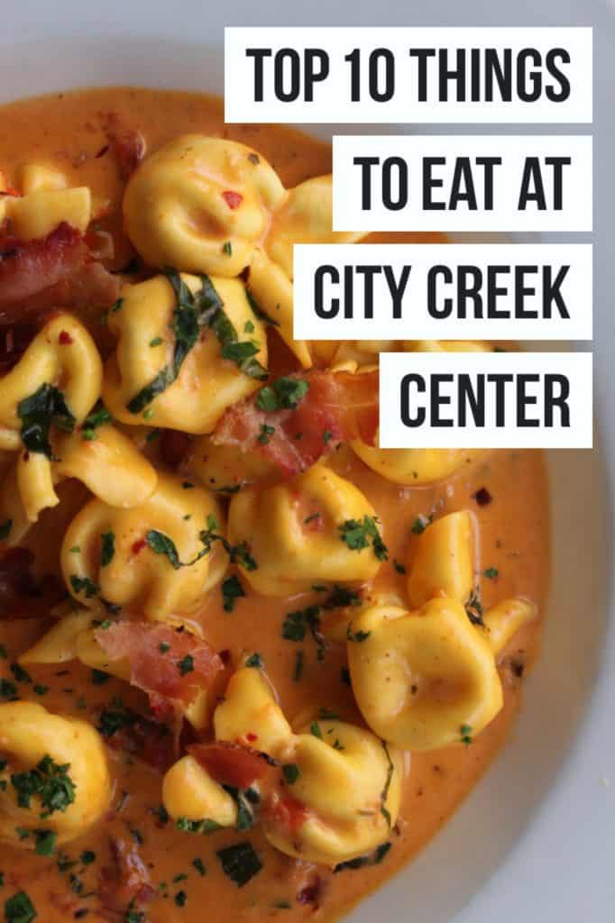 Top 10 Things To Eat At City Creek Center in Salt Lake City, Utah! A MUST READ blog post for your next trip to City Creek in SLC. Full post at femalefoodie.com!