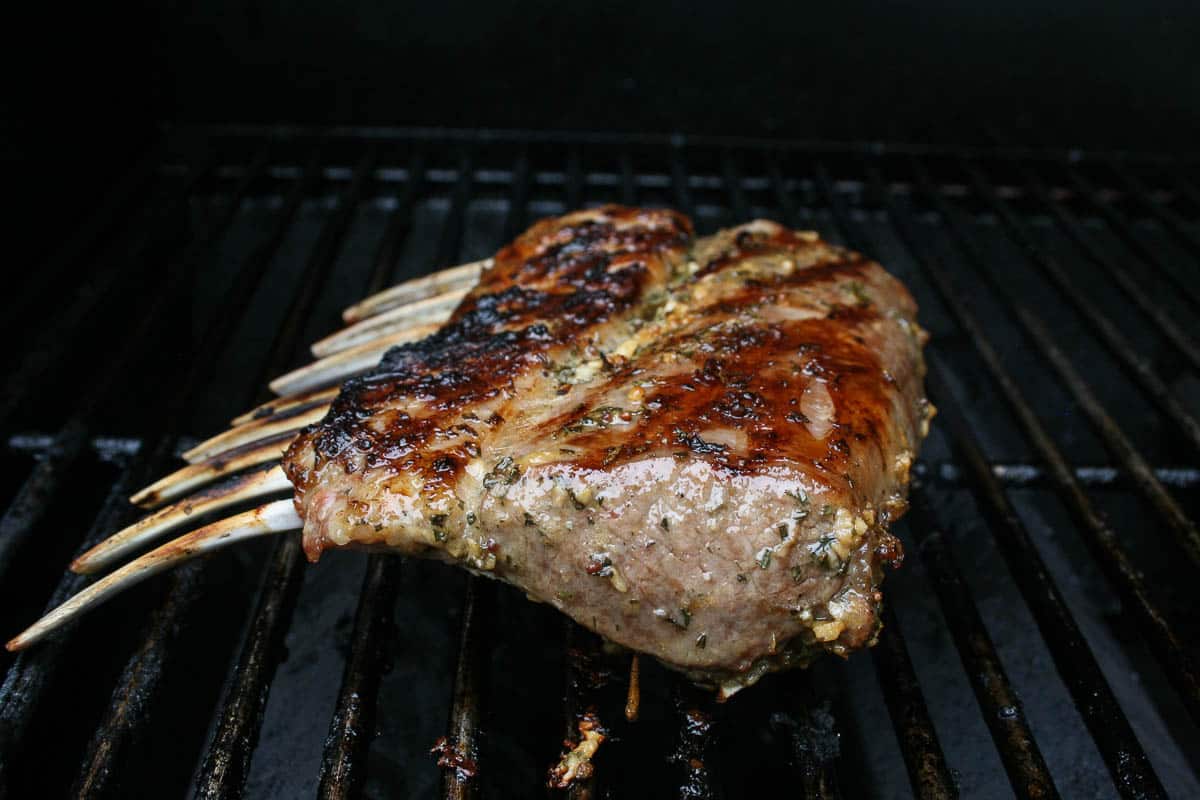 Grilled Rack of Lamb: an easy, delicious way to prepare rack of lamb!