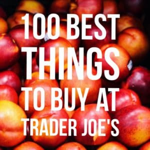 100 BEST THINGS TO BUY AT TRADER JOE'S! A full post top to bottom of our favorite things to throw in that grocery cart while you're perusing the isles at our favorite neighborhood grocery store. Full post at femalefoodie.com!