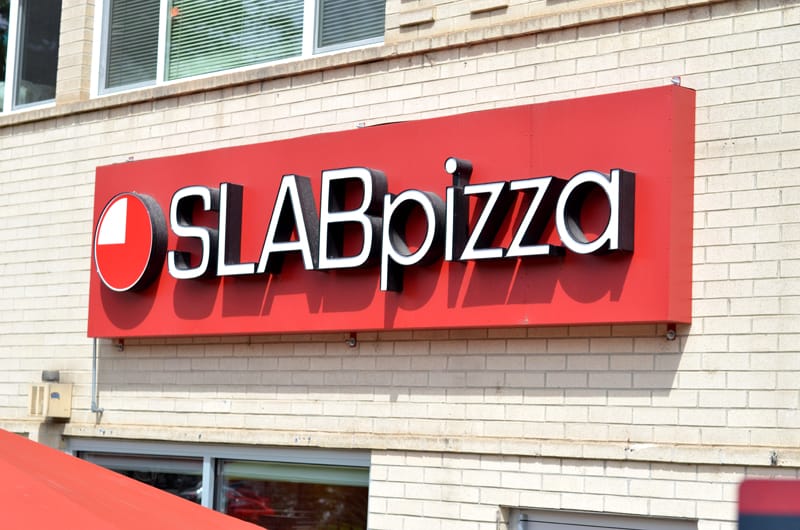 Slab Pizza in Provo, Utah is the perfect place to find loads of delicious, creative pizzas. 