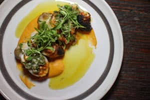 Grilled Stuffed Squid from POCO Wine Bar