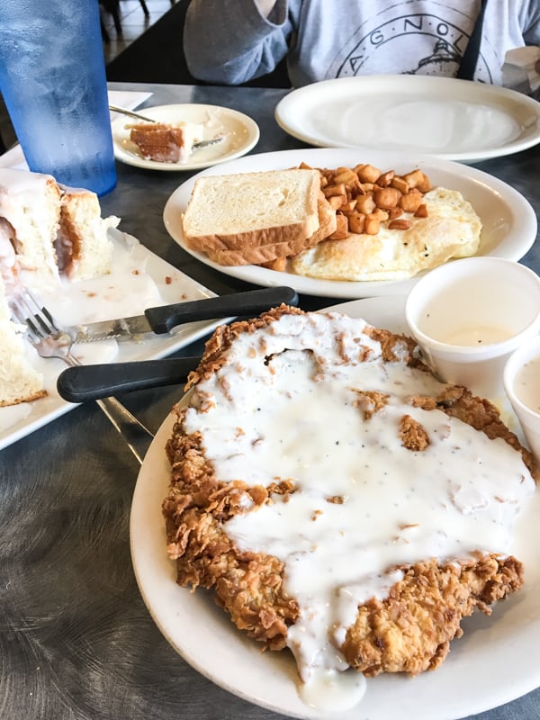 Lulu's Bakery & Cafe: Great greasy spoon home to 3lb cinnamon rolls, Texas sized chicken fried steak, and all the diner classics done right. 