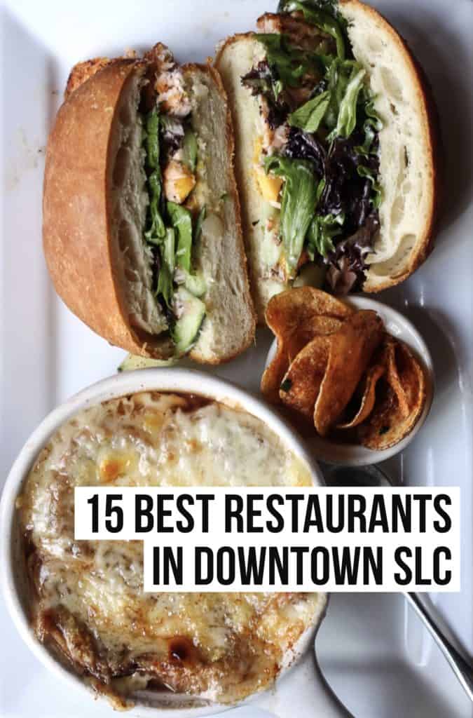 A local's list of the 15 Best Restaurants in Downtown Salt Lake City! Visit femalefoodie.com for the full post!