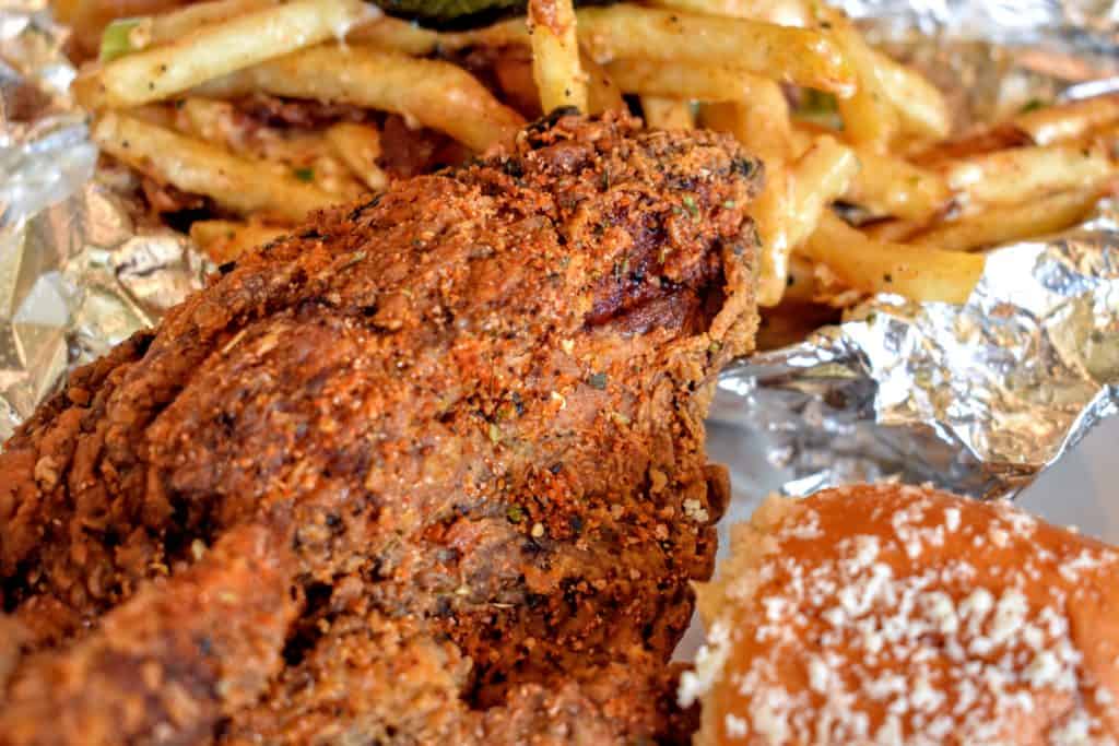 Farmbyrd Rotisserie & Fry in Plano serves up hot, delicious fried and rotisserie chicken, scrumptious sides and huge salads that hit the spot.