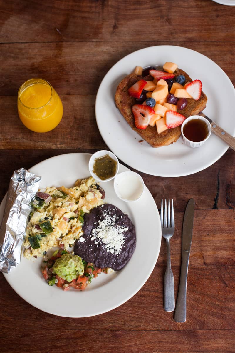 A local's guide to the best breakfast & brunch in San Antonio with diverse recommendations from french toast to chilaquiles to pancakes!
