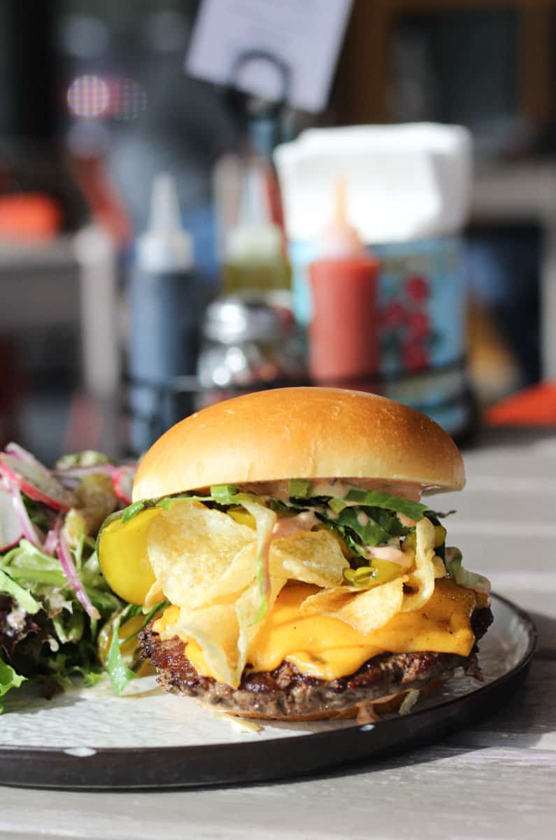 Nomad Burger- classic American cheese burger