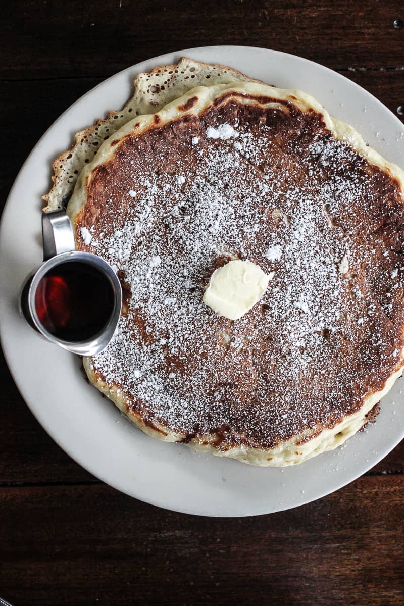 Counter Café's hot cakes, one of best brunch in Austin