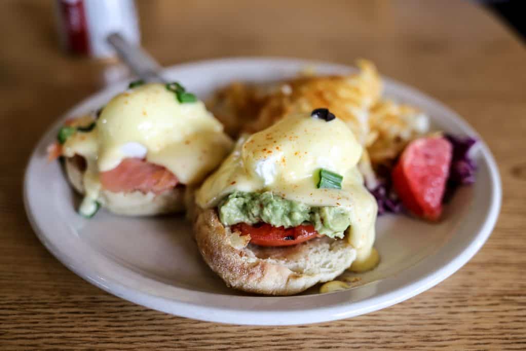 Breakfast in Seattle: Smoked Salmon Eggs Benedict by Glo's