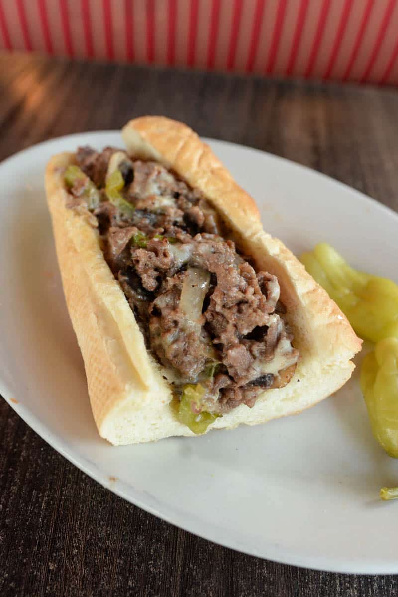 cheesesteak sandwich from DeFalco's Italian Eatery and Grocery