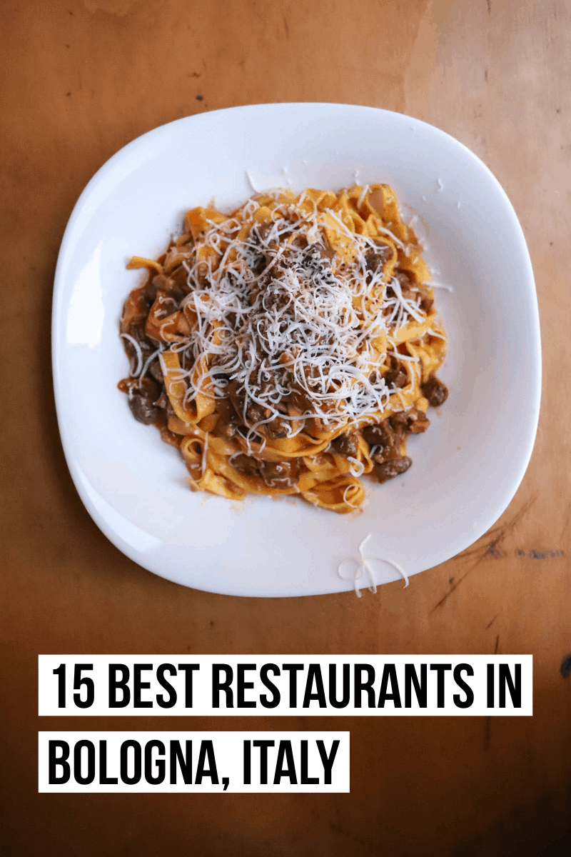The 15 best restaurants in Bologna: A guide to the best Bologna restaurants featuring classic Bolognese cuisine from tortellini to lasagna to crescentine!