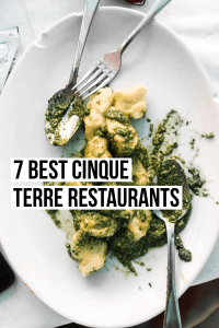 A guide to the best Cinque Terre restaurants filled with select recommendations from gelato to pasta to seafood to focaccia!