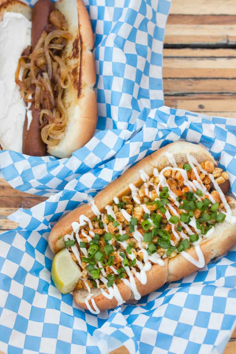 vegan hot dogs from Cycle Dogs