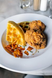 "Chicken" and Waffles from City o City