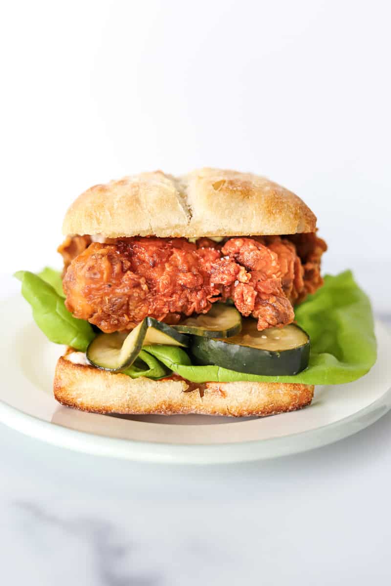 The Perfect Fried Chicken Sandwich Recipe (picture of sandwich)