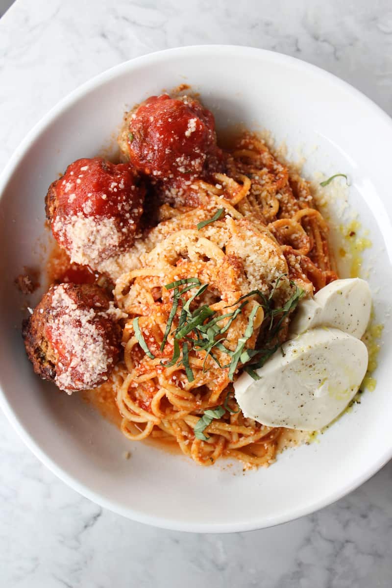 pomodoro spaghetti from Cafe Trio