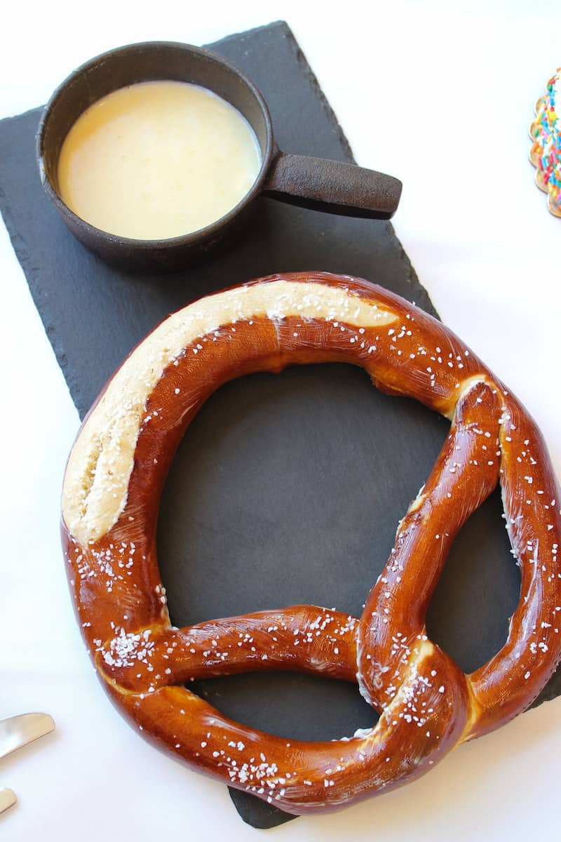 handmade soft pretzel from La Jolla Groves