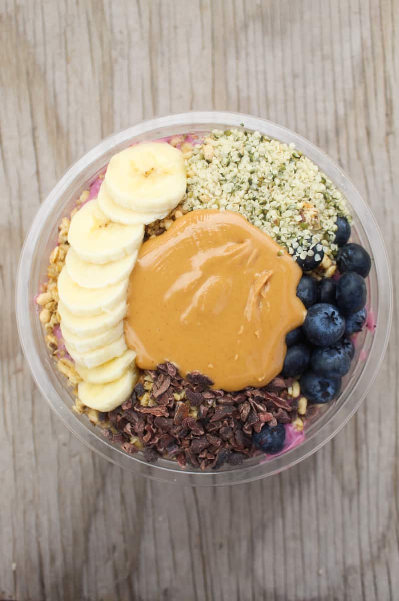 smoothie bowl from Moab Rainbowls