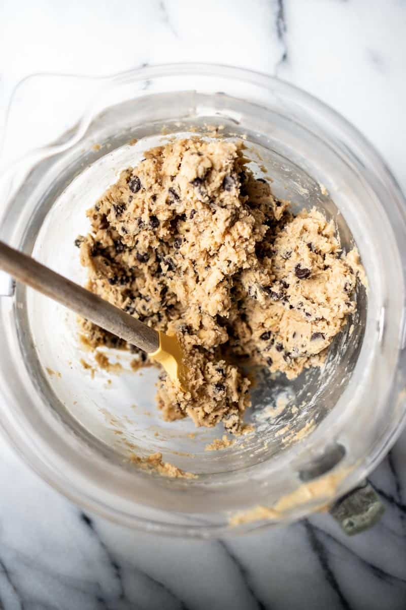 The (Almost) Metropolitan Market Cookie Recipe: cookie dough in a bowl