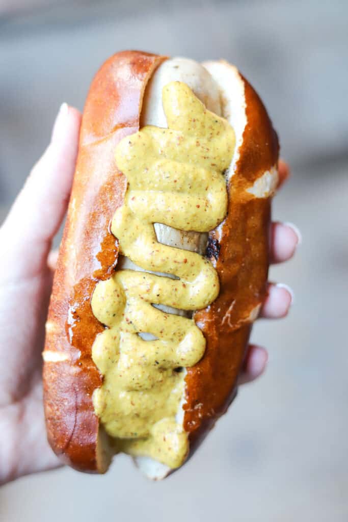 hot dog from Schaller’s Stube
