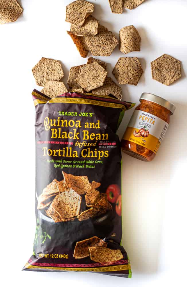 Quinoa and Black Bean Infused Tortilla Chips
