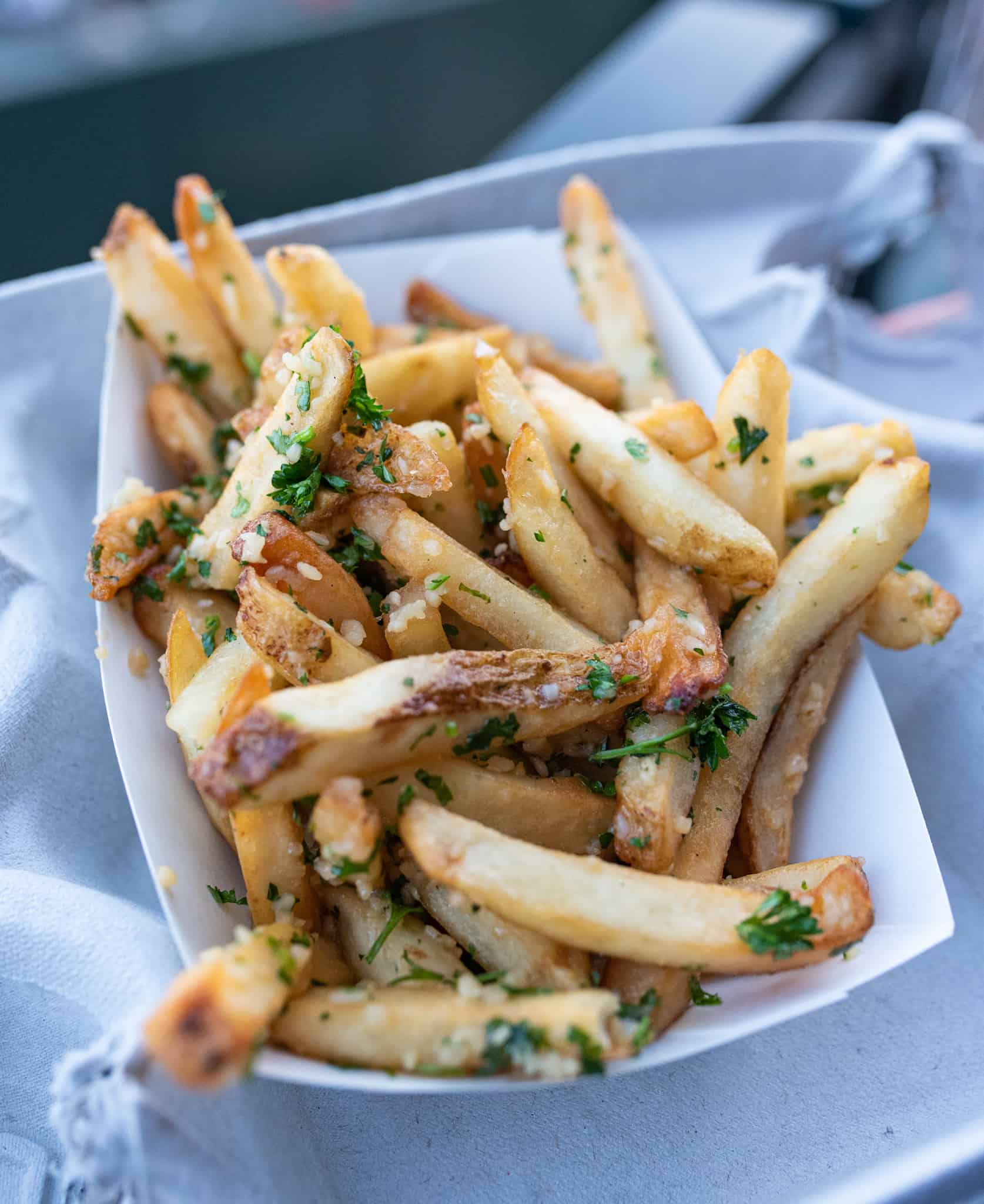 garlic fries at Oracle Park