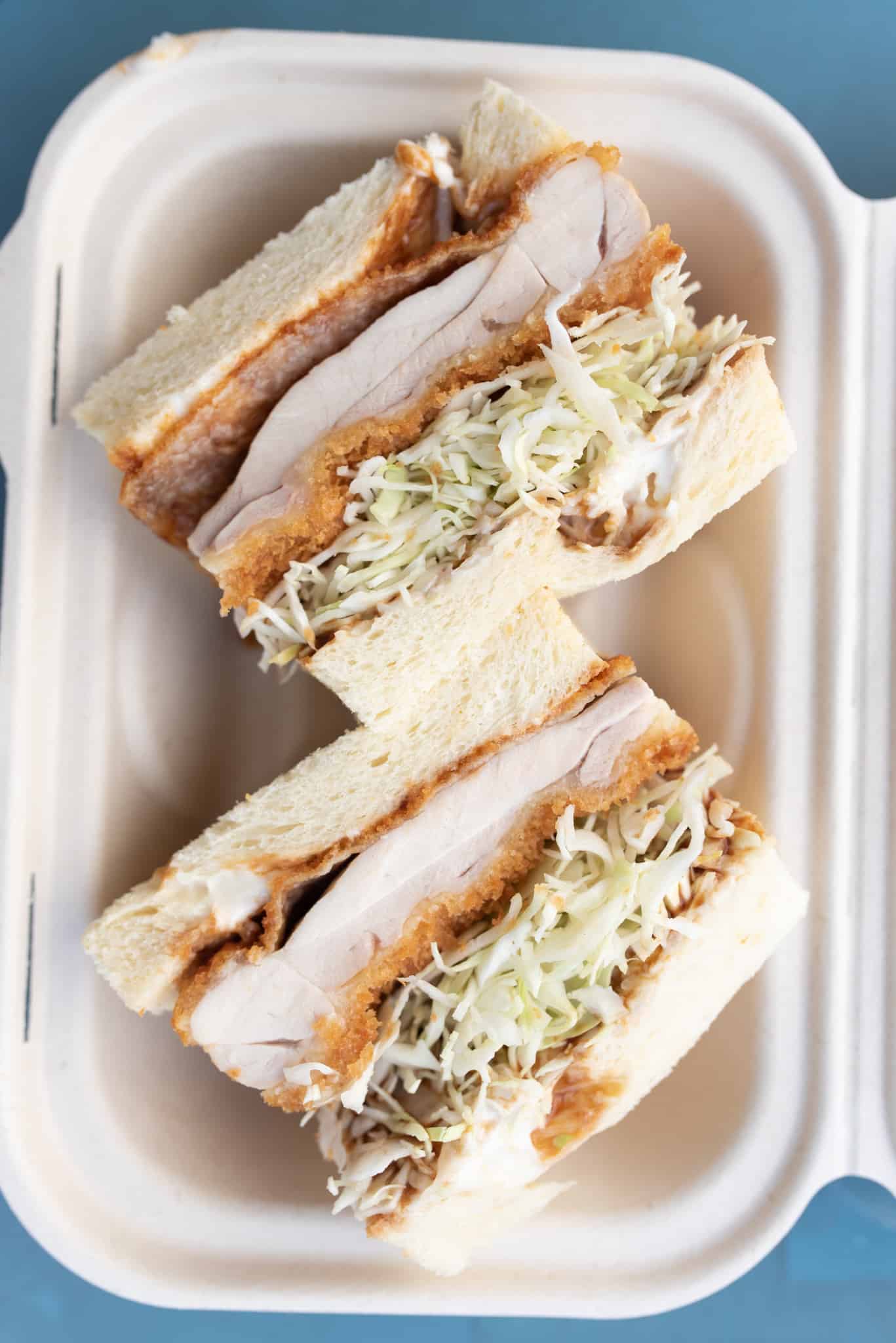 Cafe Okawari's Chicken Katsu Sandwich