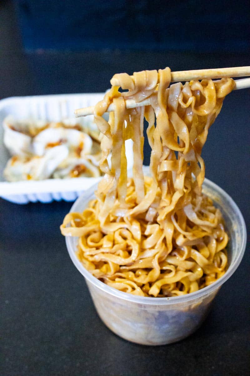 Shu Jiao Fu Zhou's whole wheat peanut noodles