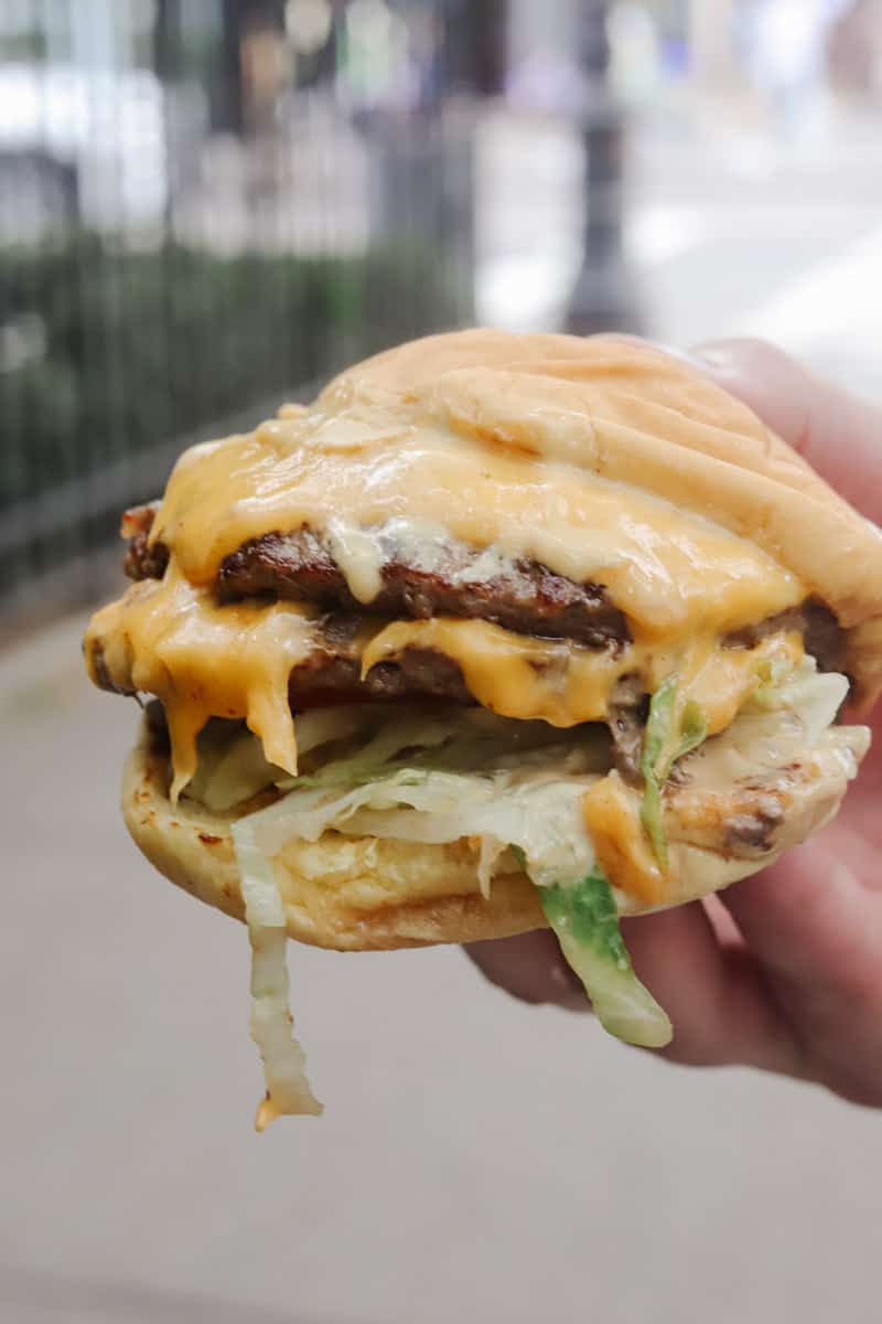 The Happiest hour burger, best burgers in NYC