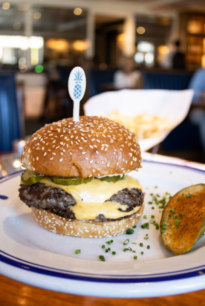 best restaurants in dallas: Hudson House's classic cheeseburger