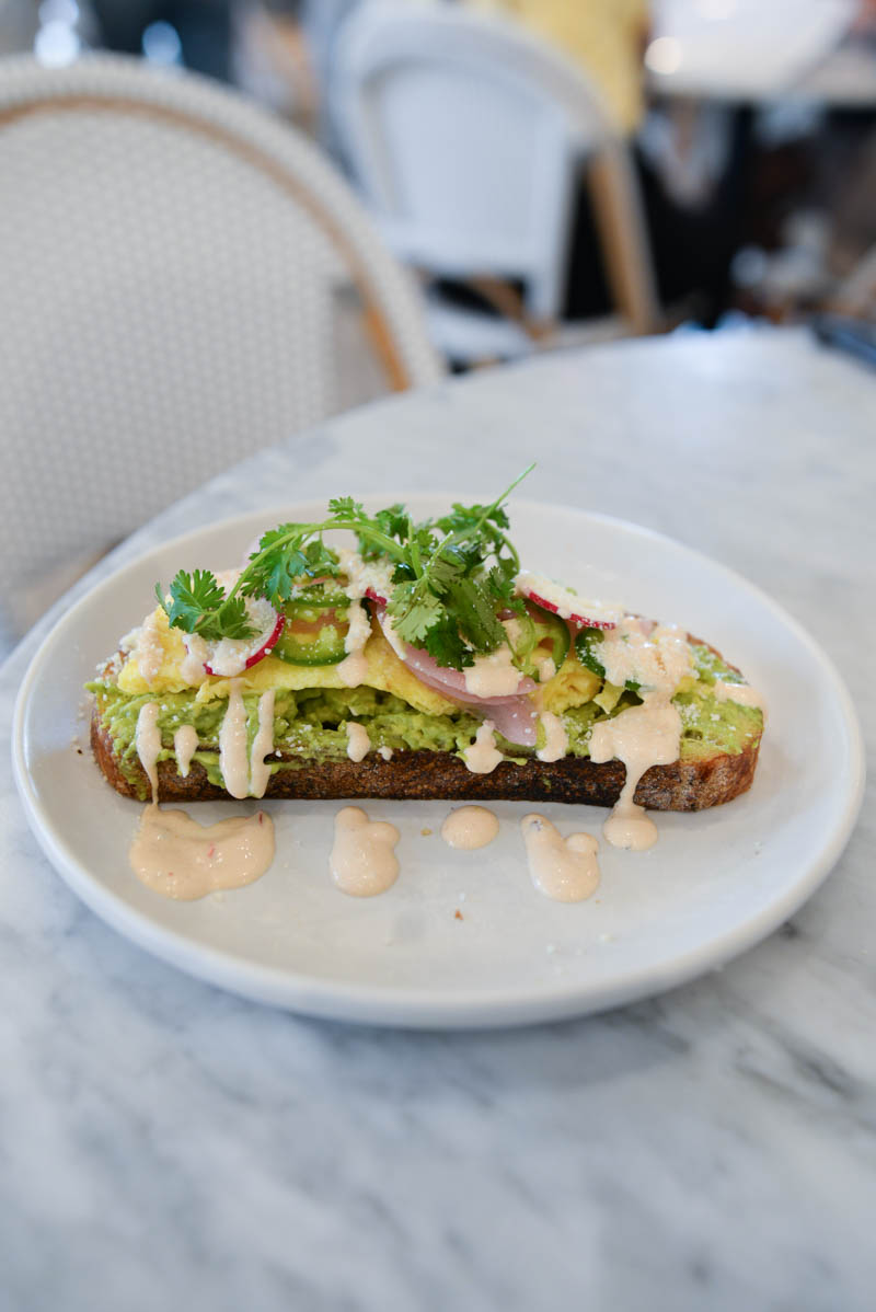 Guac toast by Prep & Pastry