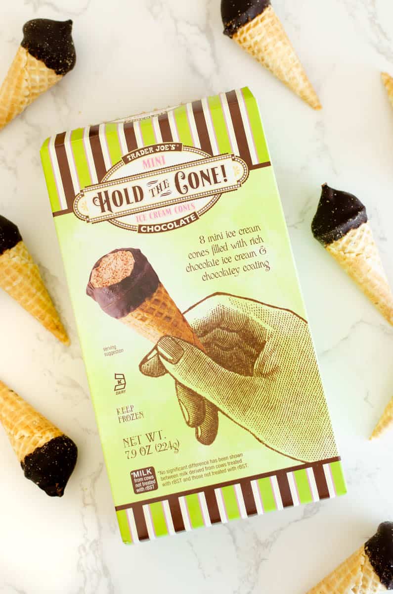 Hold the Cone Mini Ice Cream Cones: Chocolate