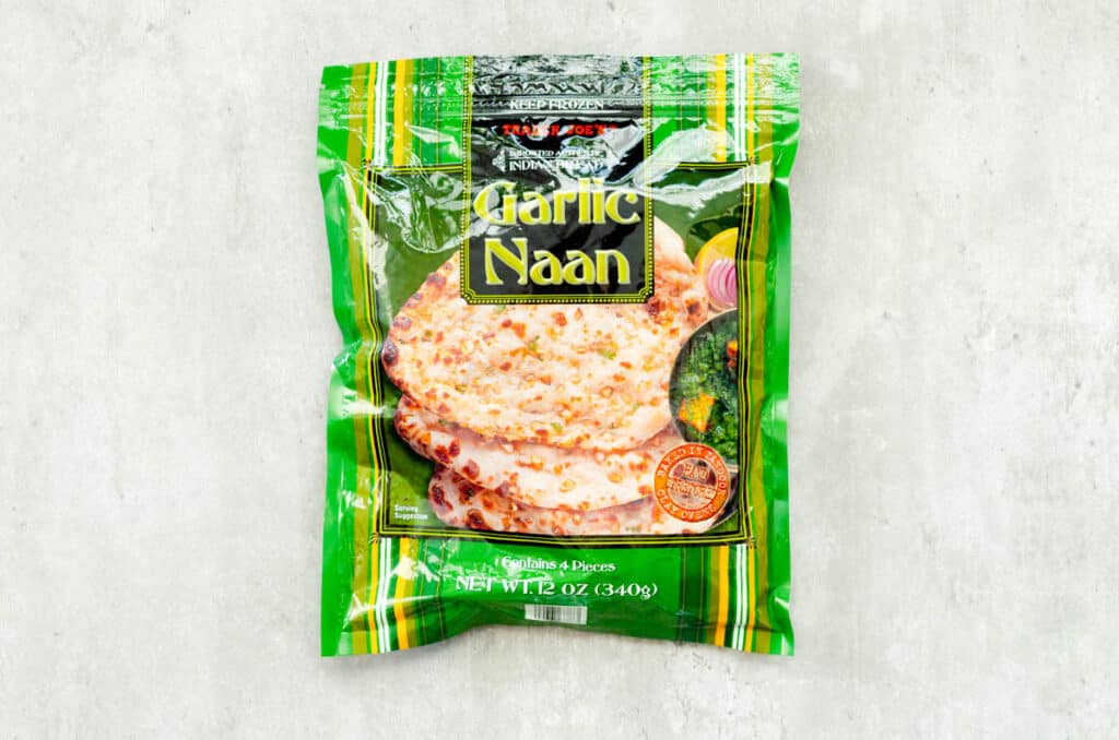 Trader Joe's frozen food: garlic naan