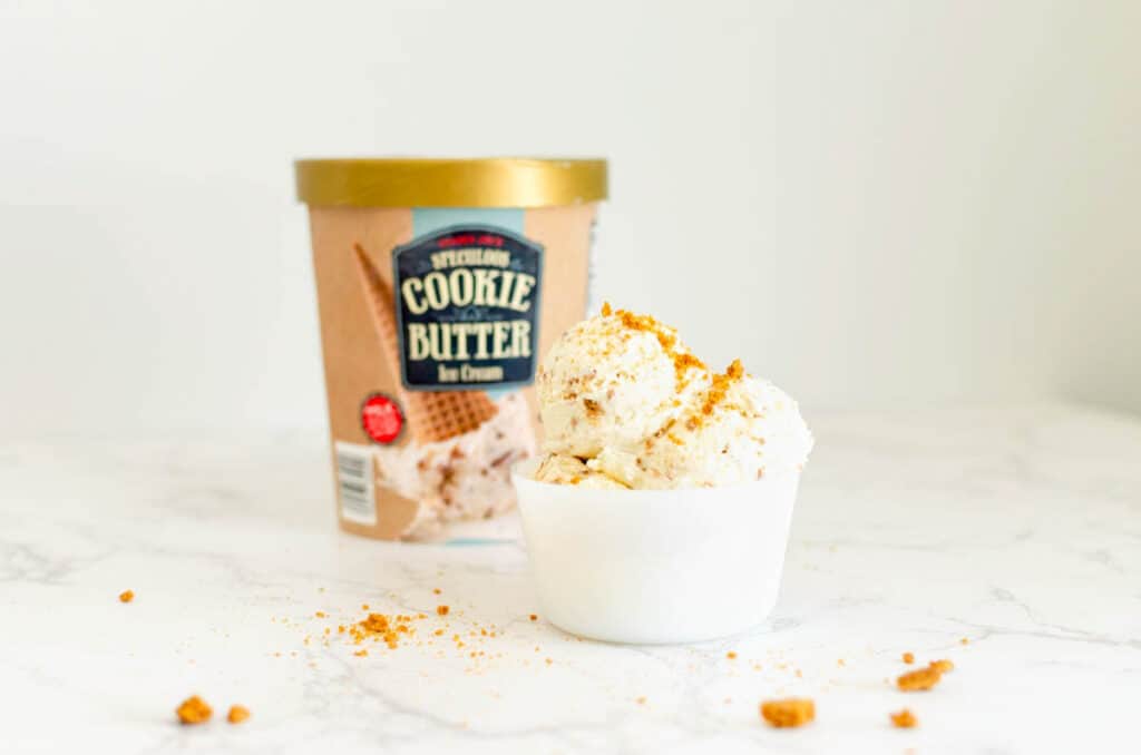 trader joe's frozen food: Cookie Butter Ice Cream