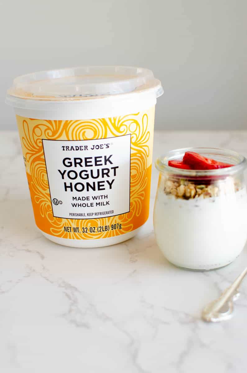 Trader Joe's Yogurt: greek yogurt honey