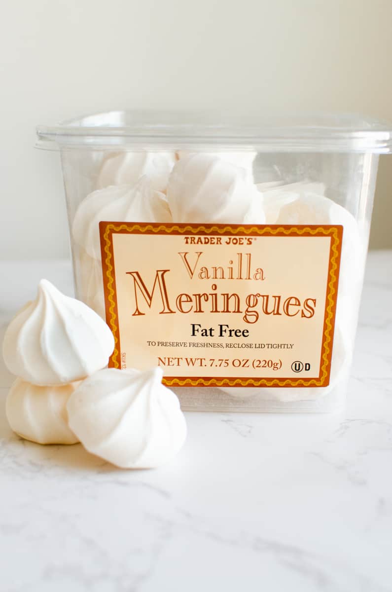trader joe's desserts: vanilla meringues