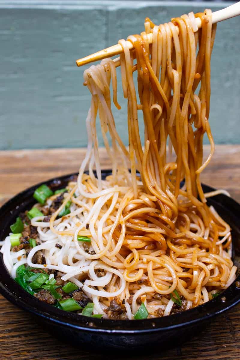The Best Sichuan's dan dan noodles