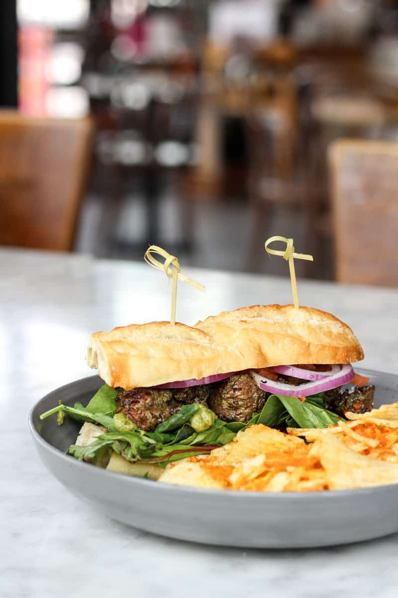 WB's Eatery chimichurri steak sandwich 